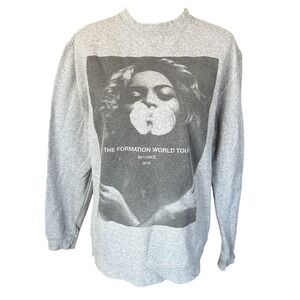Beyonce The Formation World Tour 2016 Gray Crewneck Sweatshirt, Medium, Concert